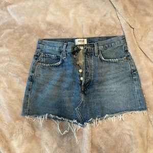 Agolde Parker Angled Skirt